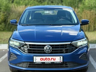2021 Volkswagen Polo VI, синий, 1529000 рублей, вид 3
