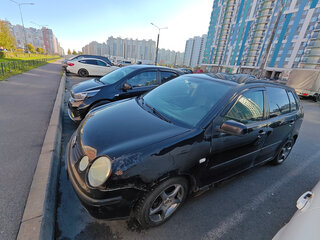 2002 Volkswagen Polo IV, чёрный, 190000 рублей, вид 2