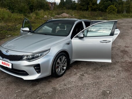 2017 Kia Optima IV, серебристый, 1580000 рублей, вид 4
