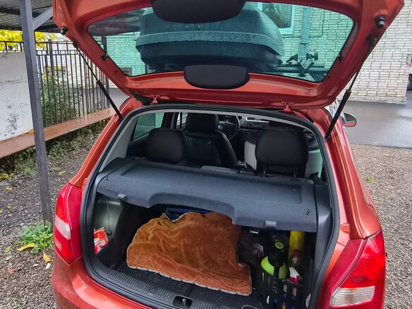 2008 Skoda Fabia II, оранжевый, 540000 рублей - вид 13