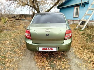 2013 Lada (ВАЗ) Granta I, зелёный, 425000 рублей, вид 5