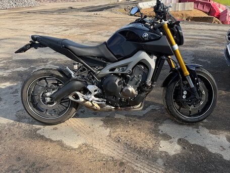 2014 Yamaha MT-09 (FZ-09), фиолетовый, 660000 рублей, вид 2