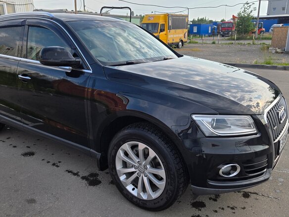 2015 Audi Q5 I (8R) Рестайлинг, чёрный - вид 1
