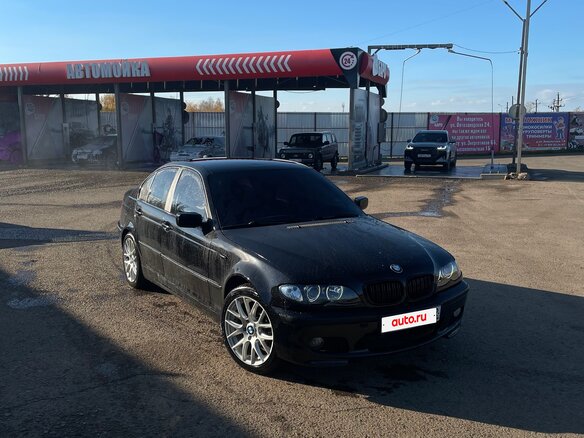 2002 BMW 3 серии 318i IV (E46) Рестайлинг, чёрный, 500000 рублей - вид 1