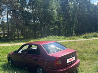 2005 Hyundai Accent ТагАЗ II, красный, 210000 рублей, вид 3