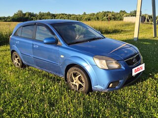 2010 Kia Rio II Рестайлинг, синий, 430000 рублей, вид 2