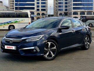2016 Honda Civic X, голубой, 1790000 рублей, вид 1
