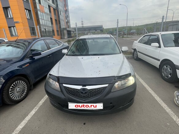 2005 Mazda 6 I (GG) Рестайлинг, серебристый, 335000 рублей - вид 4