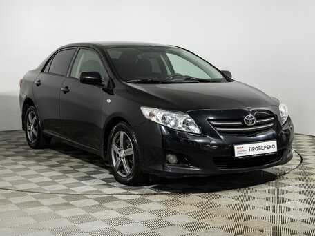 2008 Toyota Corolla X (E140, E150), чёрный, 559585 рублей, вид 3