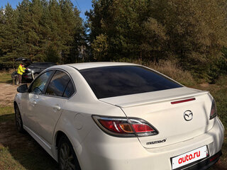2012 Mazda 6 II (GH) Рестайлинг, белый, 930000 рублей, вид 4