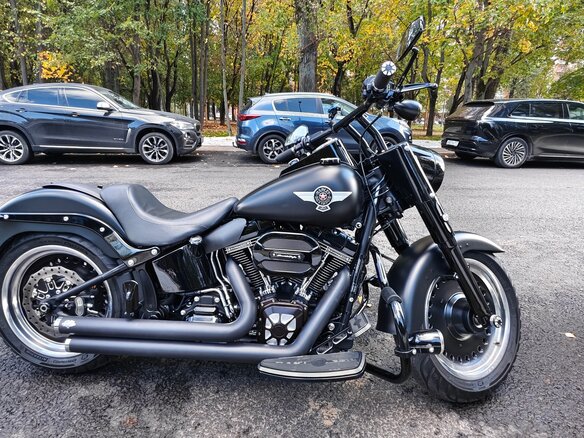 2016 Harley-Davidson Fat Boy, чёрный, 2250000 рублей - вид 11