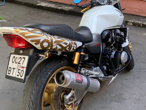 2003 Honda CB 400 Super Four, белый, 349000 рублей - вид 3