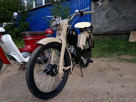 1965 Zundapp KS 100, бежевый, 130000 рублей, вид 5