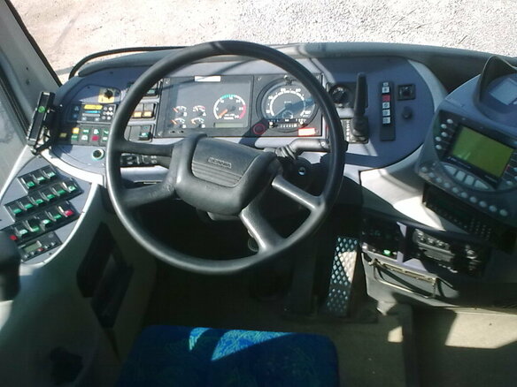 2000 Scania Omni, голубой - вид 4