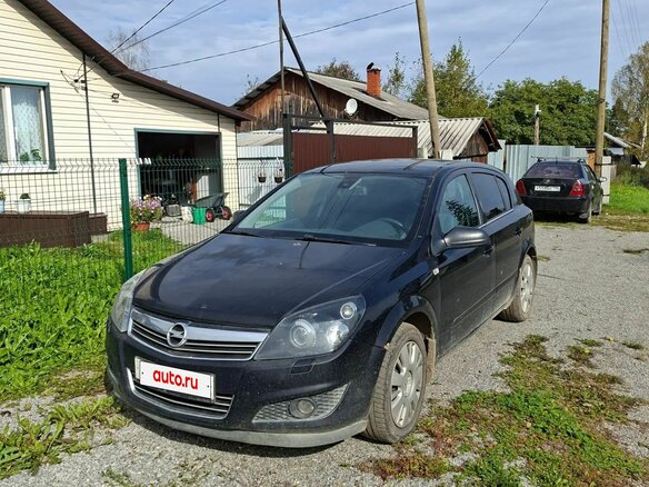 2010 Opel Astra H Рестайлинг, чёрный