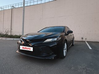 2019 Toyota Camry VIII (XV70), чёрный, 3000000 рублей, вид 2