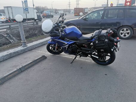 2009 Yamaha XJ6 (FZ6R), синий, 400000 рублей, вид 1