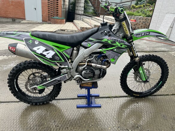 2013 Kawasaki KX 450, зелёный, 350000 рублей - вид 3