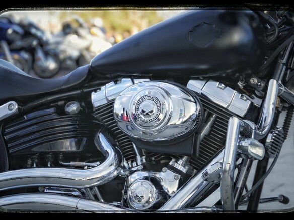 2008 Harley-Davidson Rocker C, чёрный - вид 2