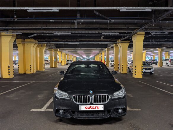 2015 BMW 5 серии 520i VI (F10/F11/F07) Рестайлинг, чёрный, 2200000 рублей - вид 3