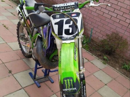 1996 Kawasaki KX 250, зелёный, 150000 рублей, вид 1