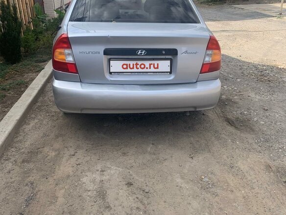 2008 Hyundai Accent ТагАЗ II, серебристый, 340000 рублей - вид 3