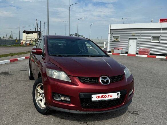 2008 Mazda CX-7 I, красный, 620000 рублей