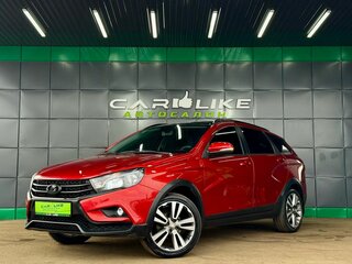 2019 Lada (ВАЗ) Vesta SW Cross I, красный, 1199000 рублей, вид 2