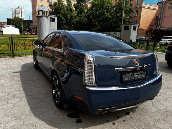 2008 Cadillac CTS II, синий, 1590000 рублей - вид 3
