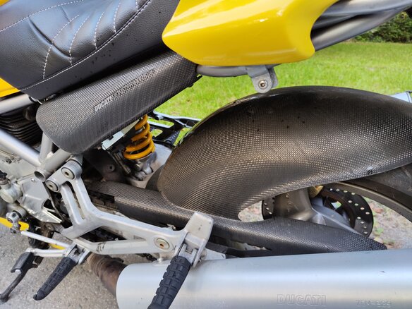 2003 Ducati Monster 1000, жёлтый, 350000 рублей - вид 10