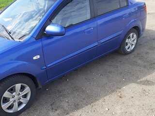 2011 Kia Rio II Рестайлинг, синий, 650000 рублей, вид 5