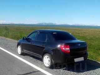 2013 Lada (ВАЗ) Granta I, чёрный, 470000 рублей, вид 3