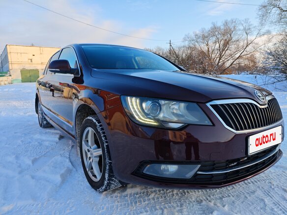 2014 Skoda Superb DSG II Рестайлинг, пурпурный, 1359000 рублей - вид 4