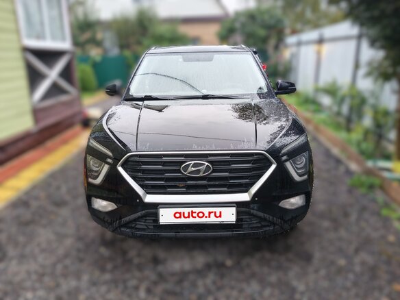 2021 Hyundai Creta II, чёрный, 1850000 рублей