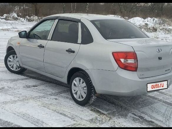 2016 Lada (ВАЗ) Granta I, серый, 370000 рублей - вид 12