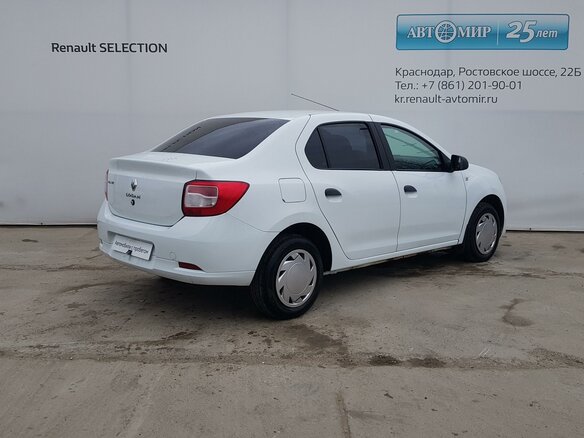 2018 Renault Logan II, белый - вид 4