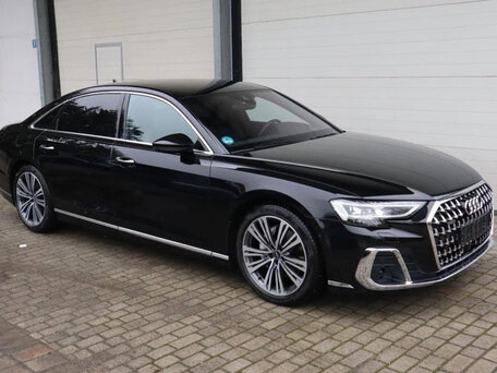 2023 Audi A8 50 TDI IV (D5) Рестайлинг, чёрный, 9180000 рублей, вид 2