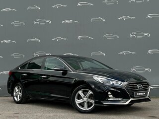 2018 Hyundai Sonata VII (LF) Рестайлинг, чёрный, 1768400 рублей, вид 3