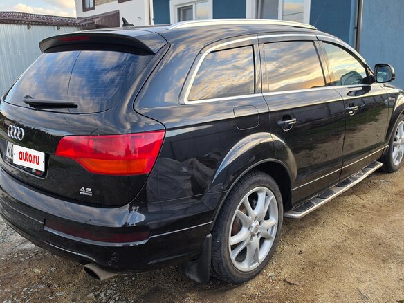 2008 Audi Q7 I (4L), чёрный, 1300000 рублей - вид 4
