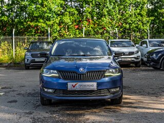 2019 Skoda Rapid I Рестайлинг, синий, 1160000 рублей, вид 3