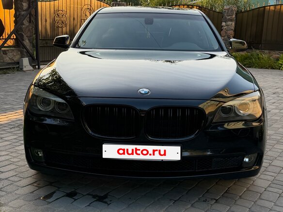 2009 BMW 7 серии Long 730Ld V (F01/F02/F04), чёрный, 1750000 рублей