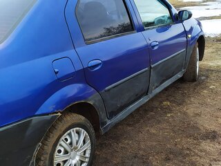 2006 Renault Logan I, синий, 130000 рублей, вид 5