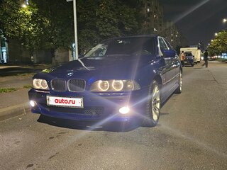 1998 BMW 5 серии 520i IV (E39), синий, 880000 рублей, вид 3