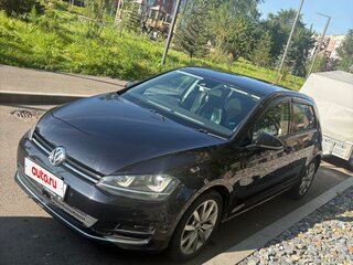 2013 Volkswagen Golf VII, чёрный, 1190000 рублей, вид 1