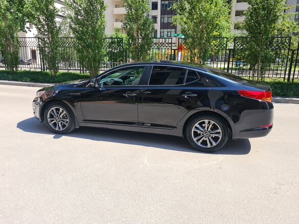 2013 Kia Optima III Рестайлинг, чёрный, 1460000 рублей - вид 7