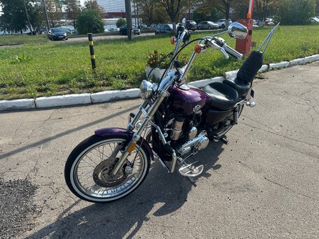 2005 Harley-Davidson Sportster 1200, пурпурный, 565000 рублей, вид 4