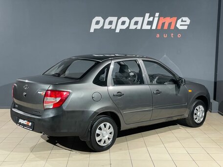 2013 Lada (ВАЗ) Granta I, серый, 475000 рублей, вид 3
