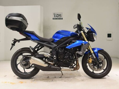 2013 Triumph Street Triple, синий, 595000 рублей, вид 2