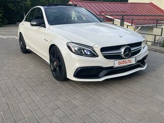 2016 Mercedes-Benz C-Класс AMG 63 AMG IV (W205), белый, 4000000 рублей, вид 4