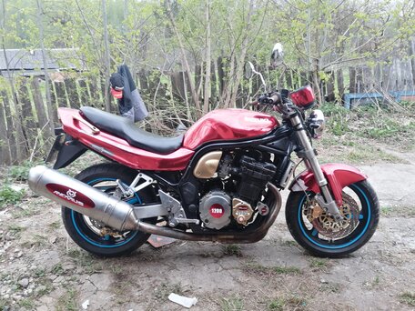 1995 Suzuki Bandit 1200, пурпурный, 265000 рублей, вид 2